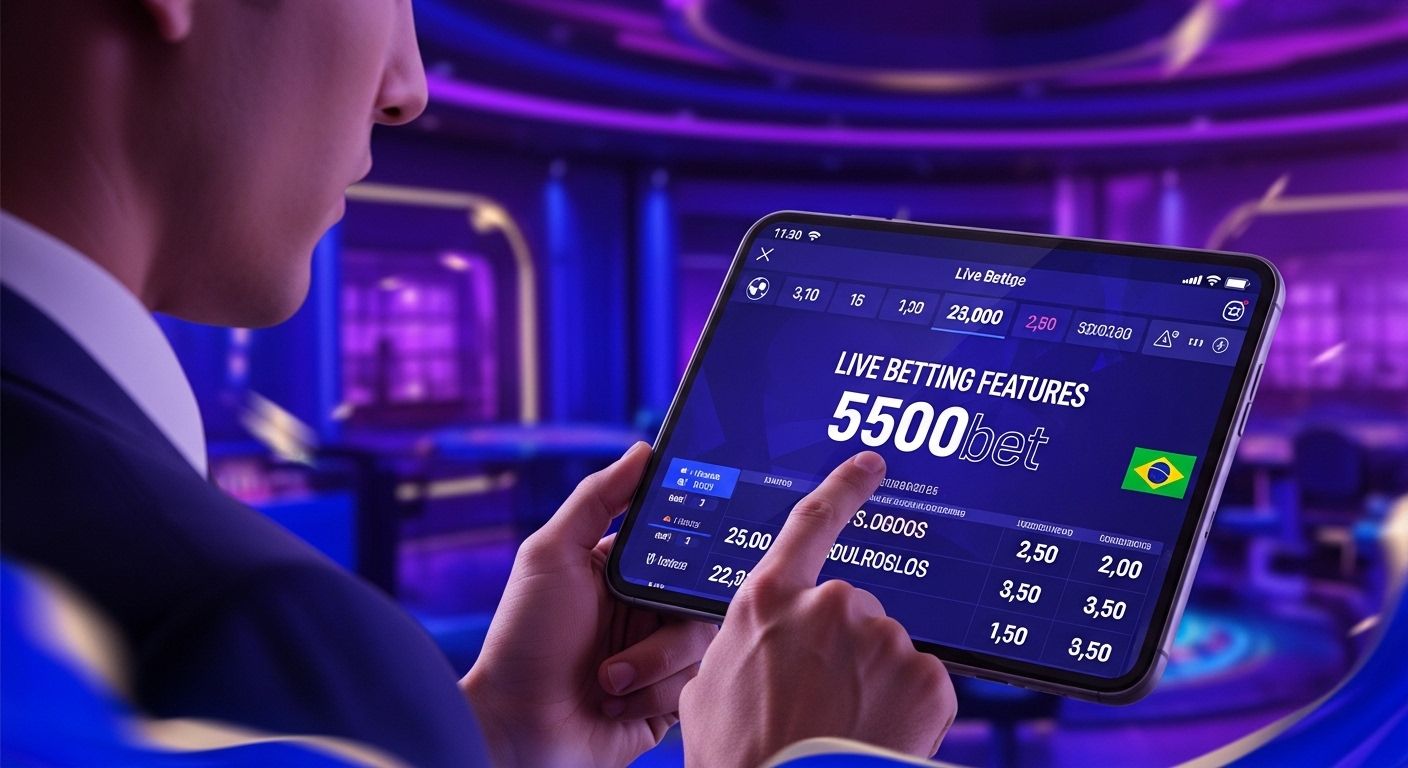 Recursos de apostas ao vivo live betting